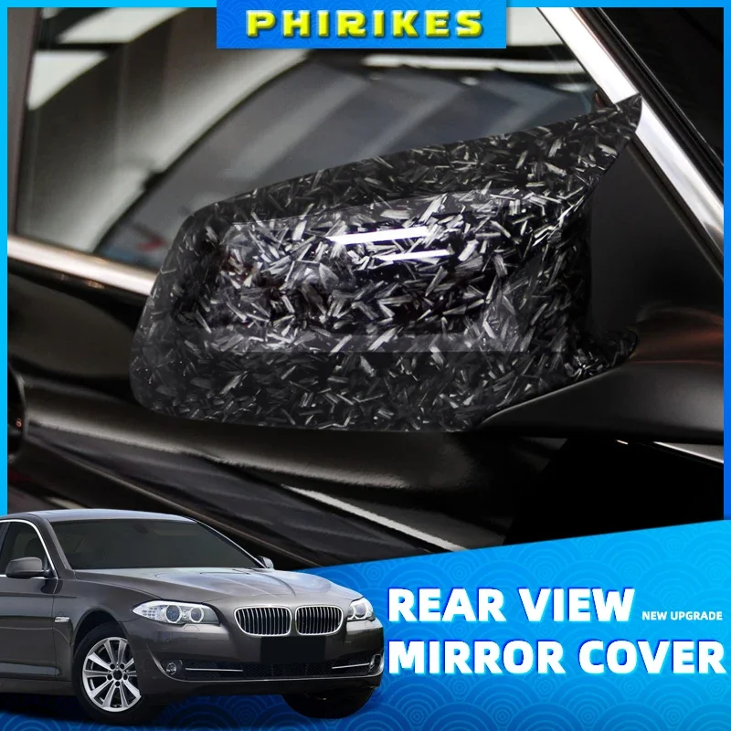 

Rearview Mirror Cap Wing Side Mirror Covers Car Accessories Fit For BMW 5 Series F10 F11 F18 Pre-LCI 2010 - 2013 M Performance