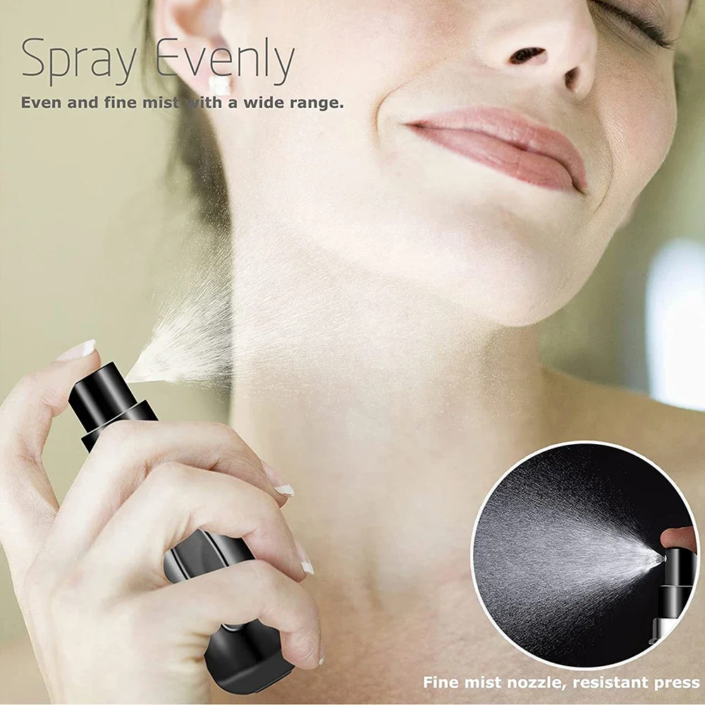 3PCS 5ml Portable Mini Refillable Perfume Bottle Spray Scent Pump Empty Cosmetic Container Atomizer Bottle for Travel 5