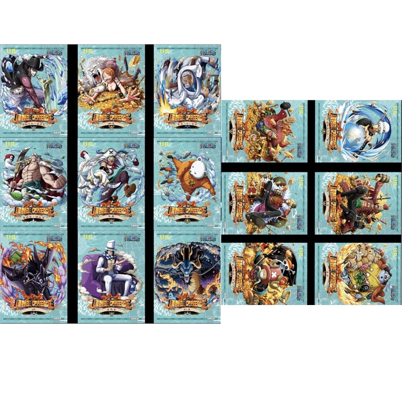 Anime Nikka One Piece Monkey D Rufy Nami Usopp Jinbe Edward Newgate Roronoa Zoro Ur Card Nuova Collezione Boy Regali Di Compleanno