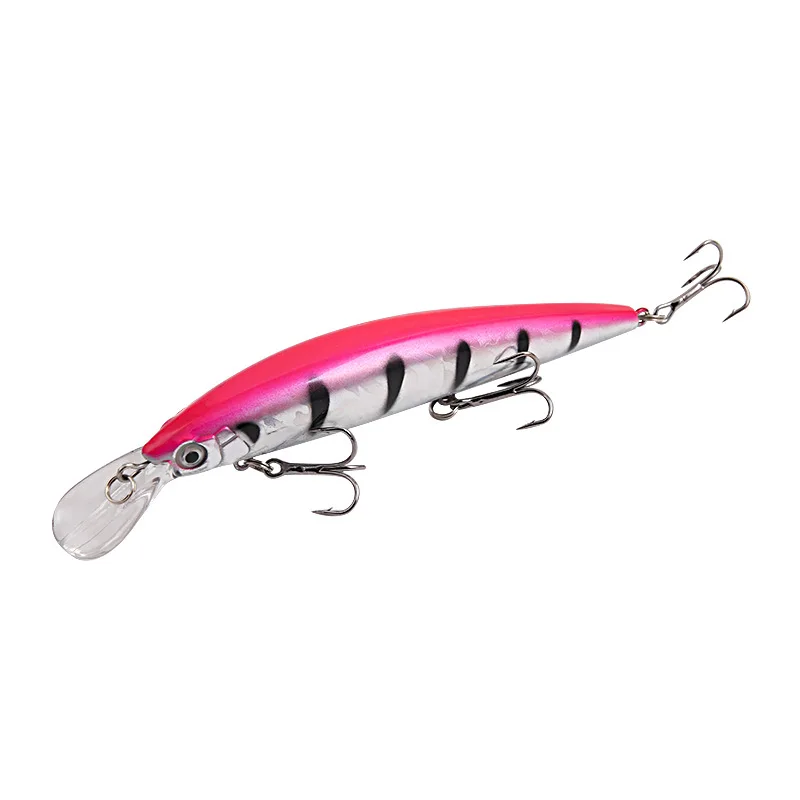 1 Stück sinkendes Bleigewicht, laserbedruckter Köder, Wobbler, 15,2 cm, 36 g, schwimmender harter Köder, Kurbelköder, Karpfenbarsch, Angelgerät mit drei Haken – Detail 8