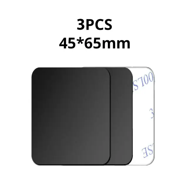 Metal Plate Magnet Mobile Stand Universal Replacement Metal Plate Kit With Adhesive For Xiaomi Magnetic Car Mount Phone Holder - Image 10