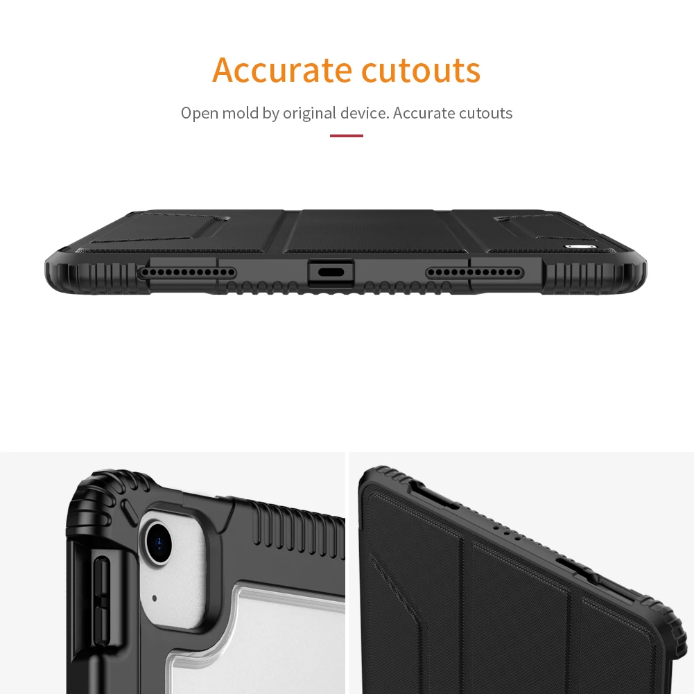 Nillkin-Capa de couro para Apple iPad Air