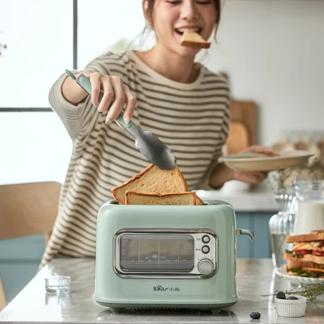 맛있는 조식을 위한 다목적 가정용 기구: SAINTCIAGA 자동 시각 토스터기