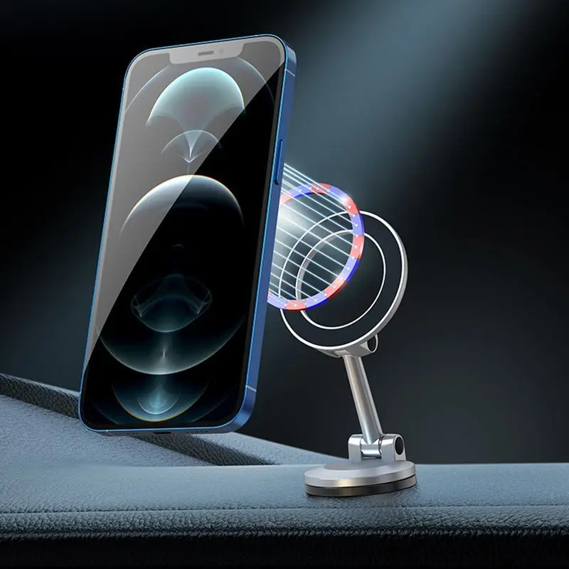 

Магнитный автомобильный держатель для телефона, магнитный держатель для смартфона, GPS, Складной автомобильный держатель для телефона для iPhone 12, 13, 14, Samsung, Xiaomi