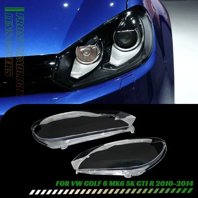 

Автомобильный чехол для VW Golf 6 MK6 GTI R 2010-2014, 1 шт., автомобильный абажур, прозрачный корпус