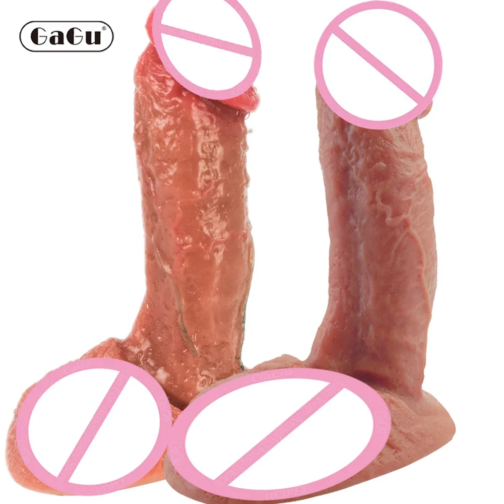 Soft Real Skin Silicone Dildo for Women