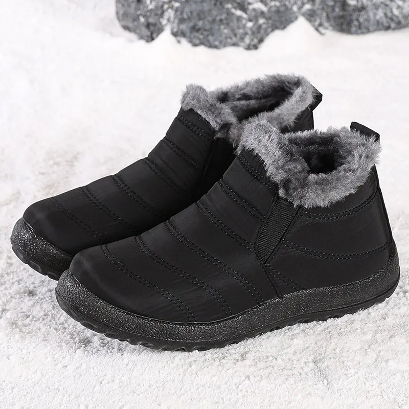 

Winter Boots Waterproof Snow Boots Ankle Bota Masculina Booties Couple Winter Sneakers Men's Boots 2023 New Winter Shoes for Men