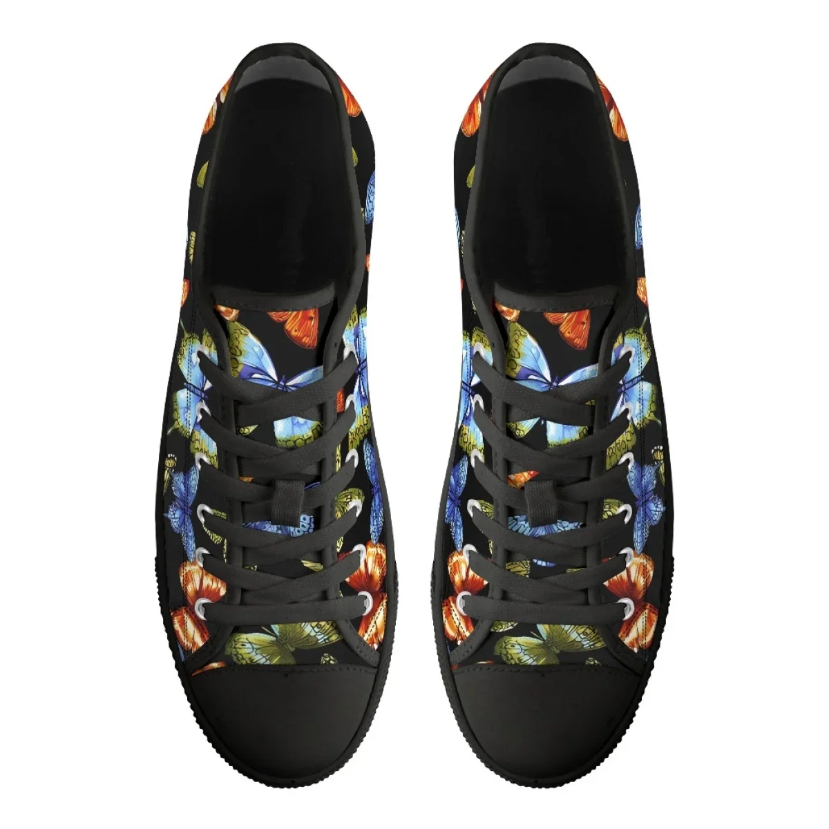 Beautiful Butterfly Shoes For Women Anti-slip Wear-resistant Round Toe Sport Ladies Shoe Custom Design Flat Zapatos Para Mujeres