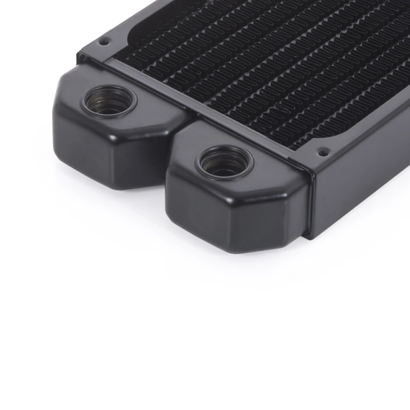 Alphecool-full Copper Radiator For Computer Liquid Loop Build Water Cooling System Nexxos St25 92 mm 132x92x25 mm - Imagem 2