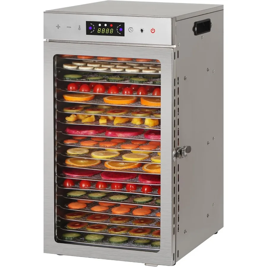Stainless Steel Food Dehydrator with LED Timer