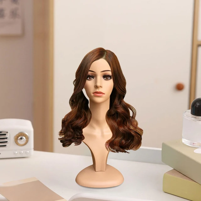 Female Wig Head Mannequin Wig Display Stand with Shoulder 21.26inch Height  Stylists Model Women Manikin for Wigs Displaying - AliExpress