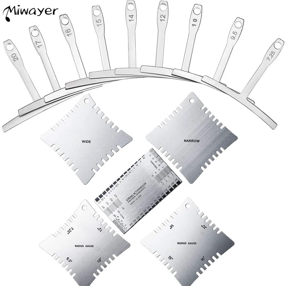 MiwayerGuitarLuthierMeasuringToolKitSetStringActionRuler