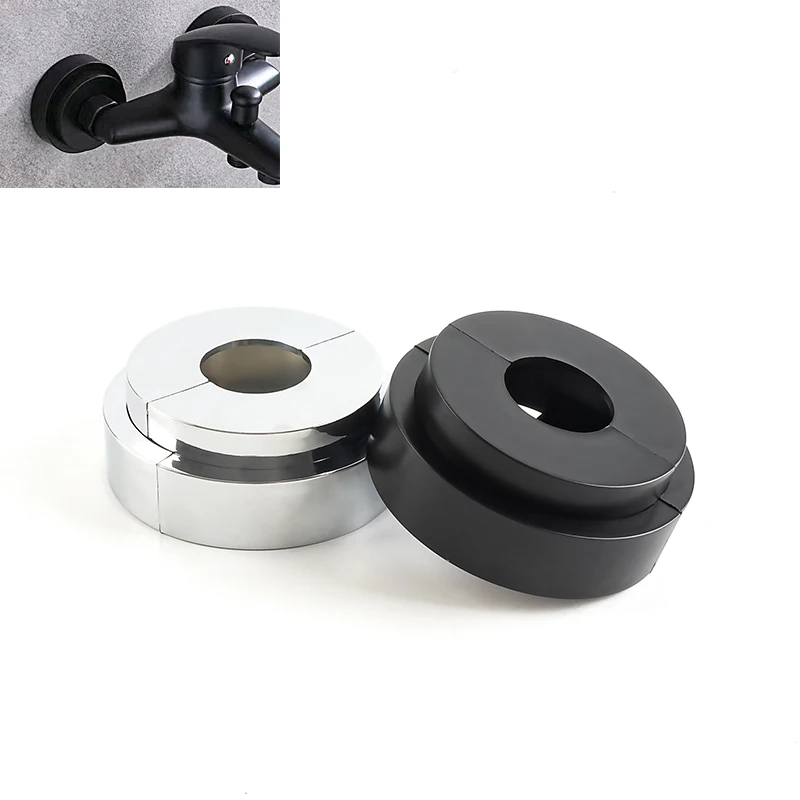 Retractable Magnetic Decorative Cover Heighten Shower Wall Faucet Pipe Plug Cover Disassembly-free Chrome Wall Faucet Hole