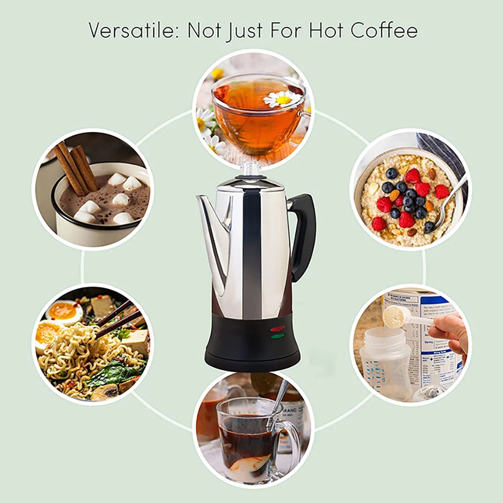 Coffee Pots Electric Stainless Steel 110V/220V Quick Brew Accessories Office Home Kettle espresso coffee maker coffee maker coffee pot espresso maker coffee kettle