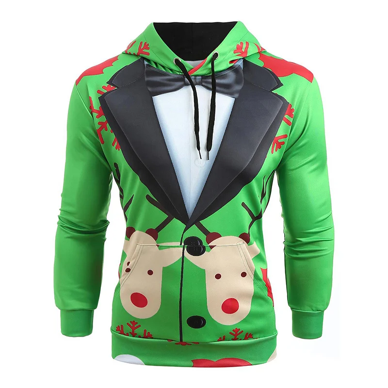 

New 3D Santa Claus Xmas Printing Hoodies Kids Merry Christmas Fashion Hooded Sweatshirts Women Funny Cute Hoodie Tops Clothing