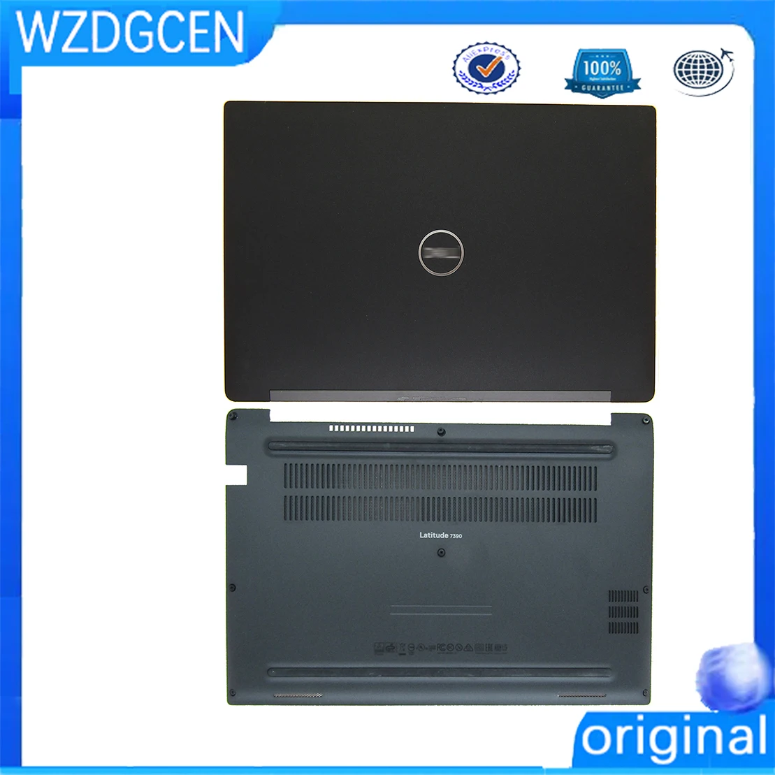 Guscio Usato Originale Per Dell Latitude 7390 Laptop Lcd Cover Posteriore Superiore Inferiore Nera