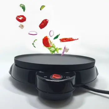 다용도 붙지 않는 크레이프 메이커 전기 철판 베이킹 팬, 피자 메이커 베이킹 프라이팬 주방 도구