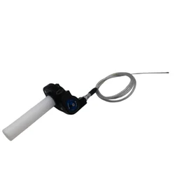 Enhanced Performance Twist Throttle Handle Grips with Cable for Offroad Adventures (Blue)