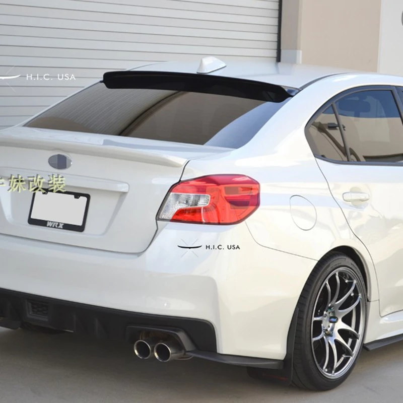 

for Subaru Impreza WRX STI style roof spoiler PMMA material sun visor spoiler 22015-2018