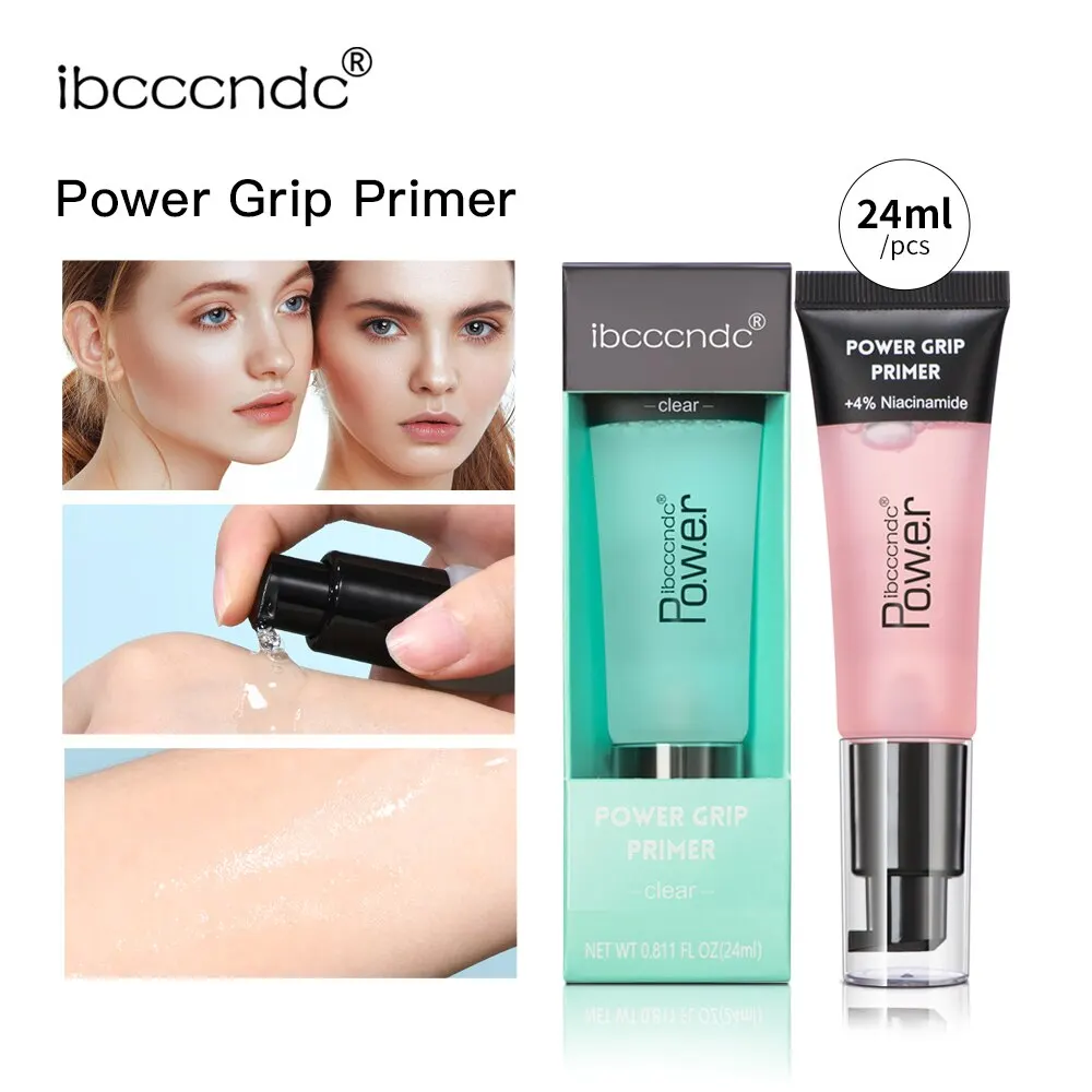 Powder Grip Primer 24ml Pores Invisible Primer Oil Control Facial Base Make Up Face Base Cream Foundation Colorless 1 Piece facial primer makeup primer makeup foundation