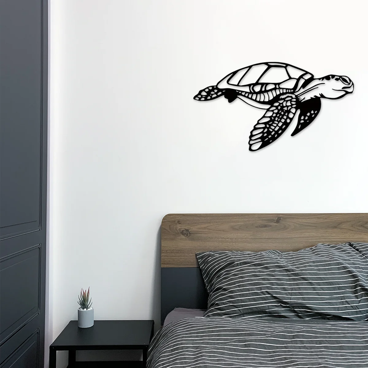 

Hello Young Metal Sea Turtle Ornament Beach Theme Decor Art Decoration Wall Hanging Home Decor Window Decals Livingroom outdoor