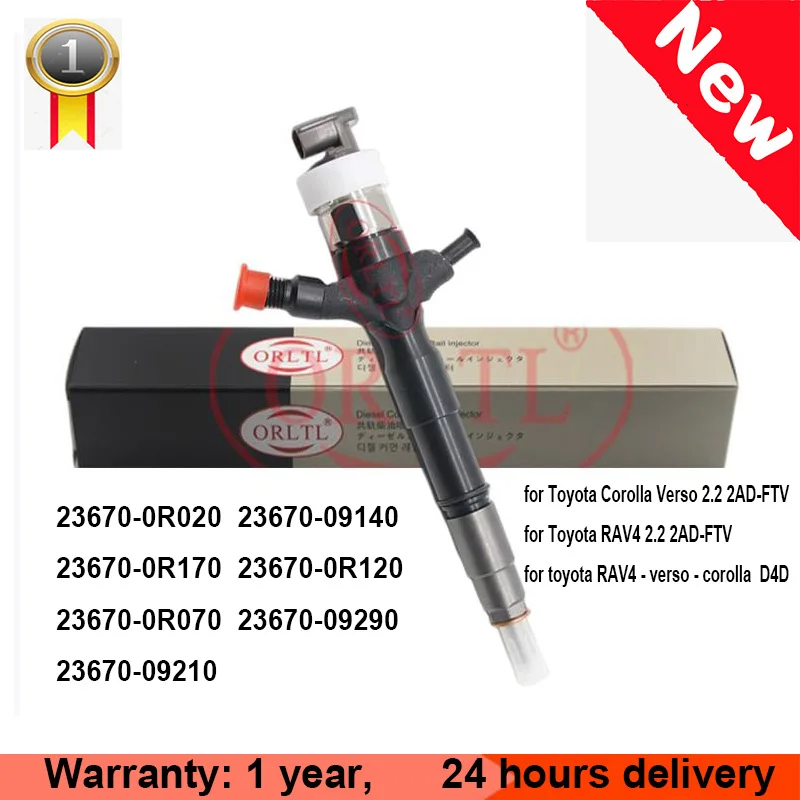 

Форсунка инжектора для Toyota 236700R120 236700R070 2367009290 2367009210 236700R020 2367009140 236700R170