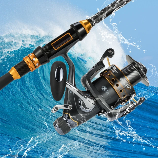 Baitcasting Fishing Rod Combo Carbon Fiber Spinning Mini Telescopic Carp  Pole 1000-5000 Series with Metal Spool Gear Ratio 5.5:1 - AliExpress