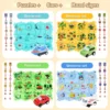 Trackmates Kids Car Track Set,Puzzle Racer Kids Car Track Set,Nukids Puzzle Racer Car Rail Set,Puzzle Track Cars Play Sets 6