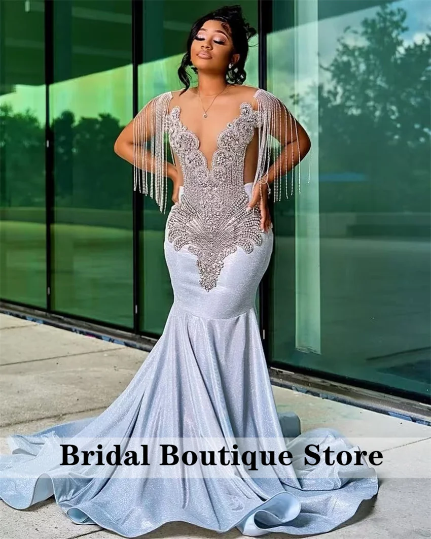 Silver Prom Dresses Fitted Silver Dress Glitter Blue Long Prom Dress 2025 Diamonds Crystals Birthday Party Tassels Formal Party Gwon For Wedding Customized AliExpress Silver Prom Dresses Fitted Silver Dress Glitter Blue Long Prom Dress 2025 Diamonds Crystals Birthday Party Tassels Formal Party Gwon For Wedding Customized AliExpress