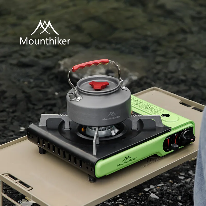 

Mountainhiker Camping Stove Foldable Camping Cassette Stove Portable Windproof Aluminum Magnetic Suction for for Hiking Travel