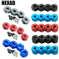 Aluminum 5/6/7/8/9/10/11/12mm Adapter Hex 12mm Drive Hub with Pin Screws for RC Auto Track Truck HSP HPI Tamiya Traxxas Slash 1