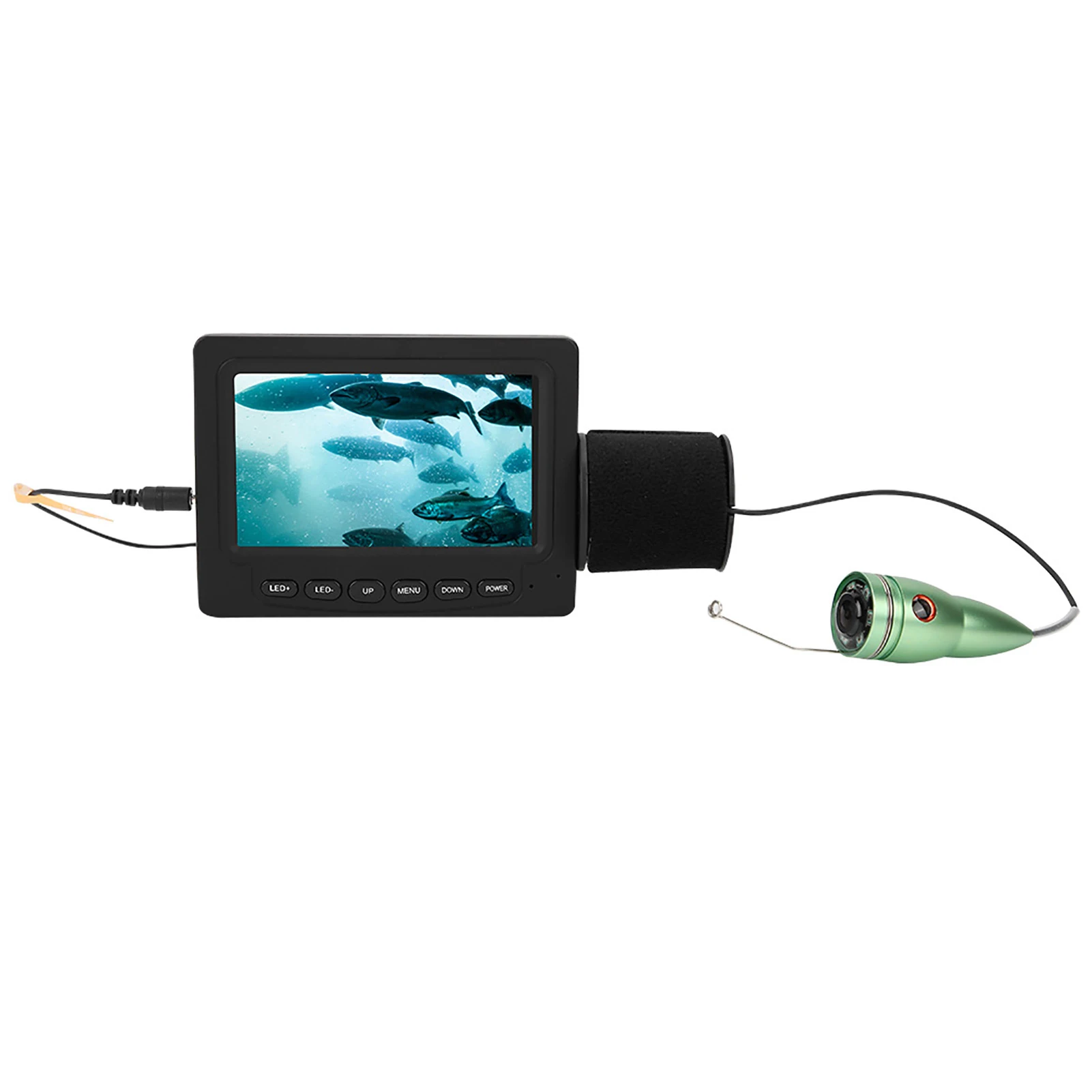 Description Picture 5 of item4.3" HD Colorful Underwater Visual Fish Finder Video Camera Fishing Kit (F008G‑15M‑IR) Fish Finder Camera Fishes Finder Tool