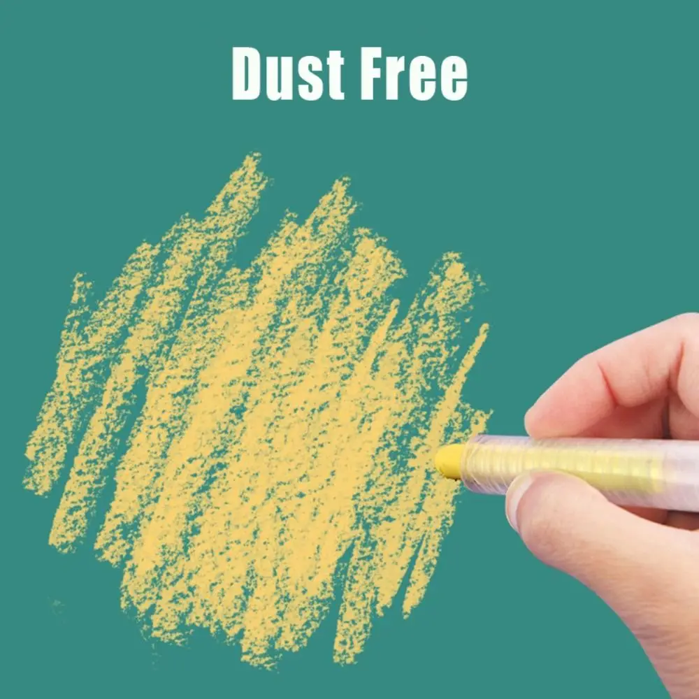 컬러 수용성 분필 지울 수있는 칠판 낙서 그림 고체 물 분필 더러운 손이 아닌 먼지가없는 분필