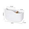 Wall Mounted Storage Box White Multi-Function Organizer Remote Control Storage Box for Tv Air Conditioner Cosmetic Storage Box 6