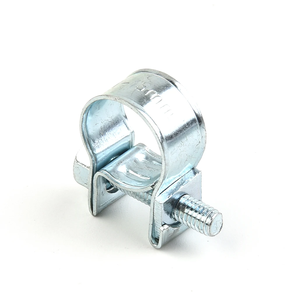

10pcs Mini Hose Clips Nut And Bolt Fuel Line Clamps Petrol Pipe Diesel Air Small Clamp For Small Diameter Structures Adjustment