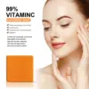 Vitamin C Handmade Soap Body Brightening Oil Control Smooth Soft Skin Moisturizing Exfoliating Anti Mite Facial Cleansing Soap 3