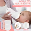 Silicone Sleeves Silicone Baby Bottle Cover Insulated Glass Bottle Compatible  AVENT Glass Natural Baby Bottle 4/8Oz 3
