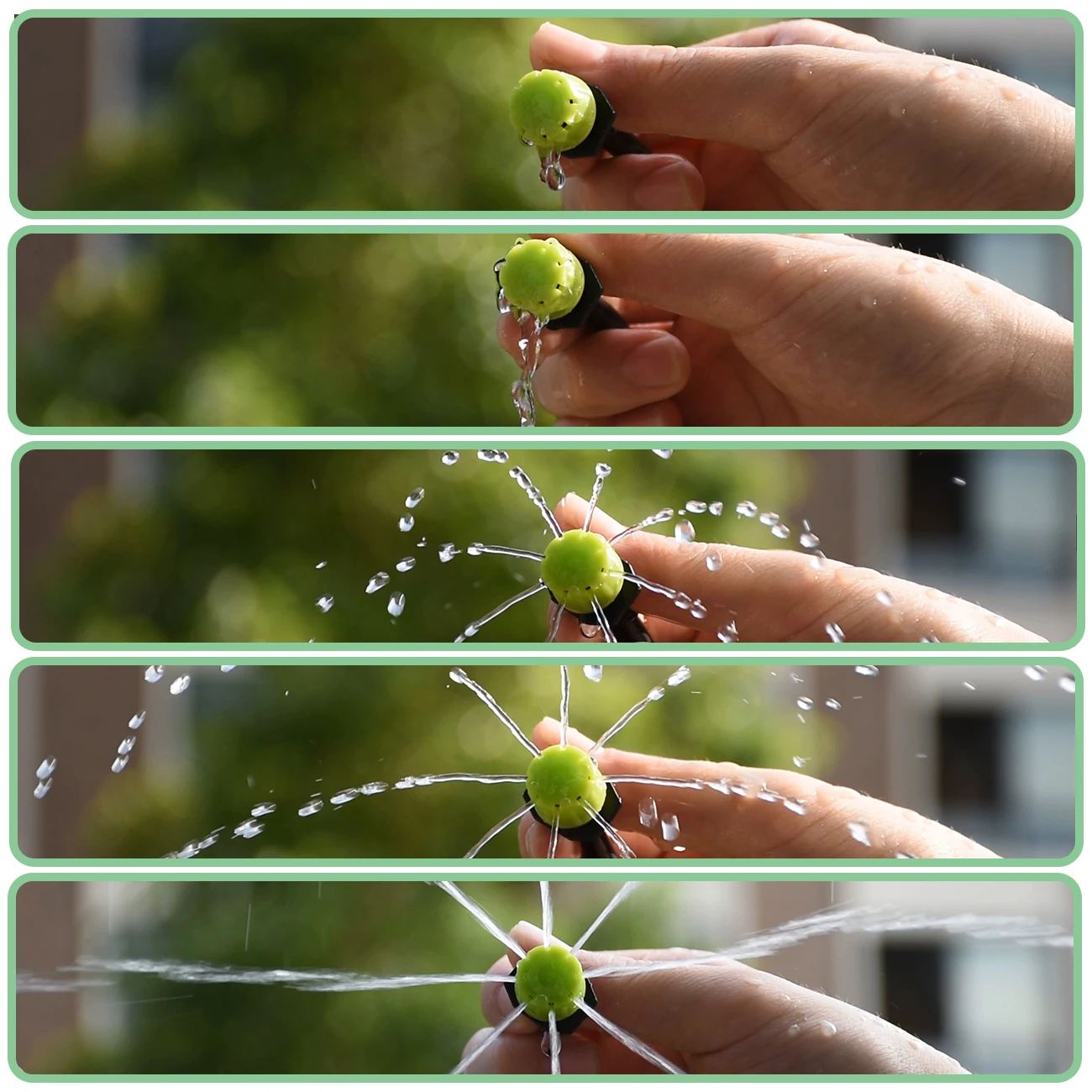 SPRYCLE 5-50M Automatic Garden Watering Adjustable Drip Irrigation System 1/4'' 4/7mm Hose Connectors for Pot Plants Greenhouse drip irrigation system