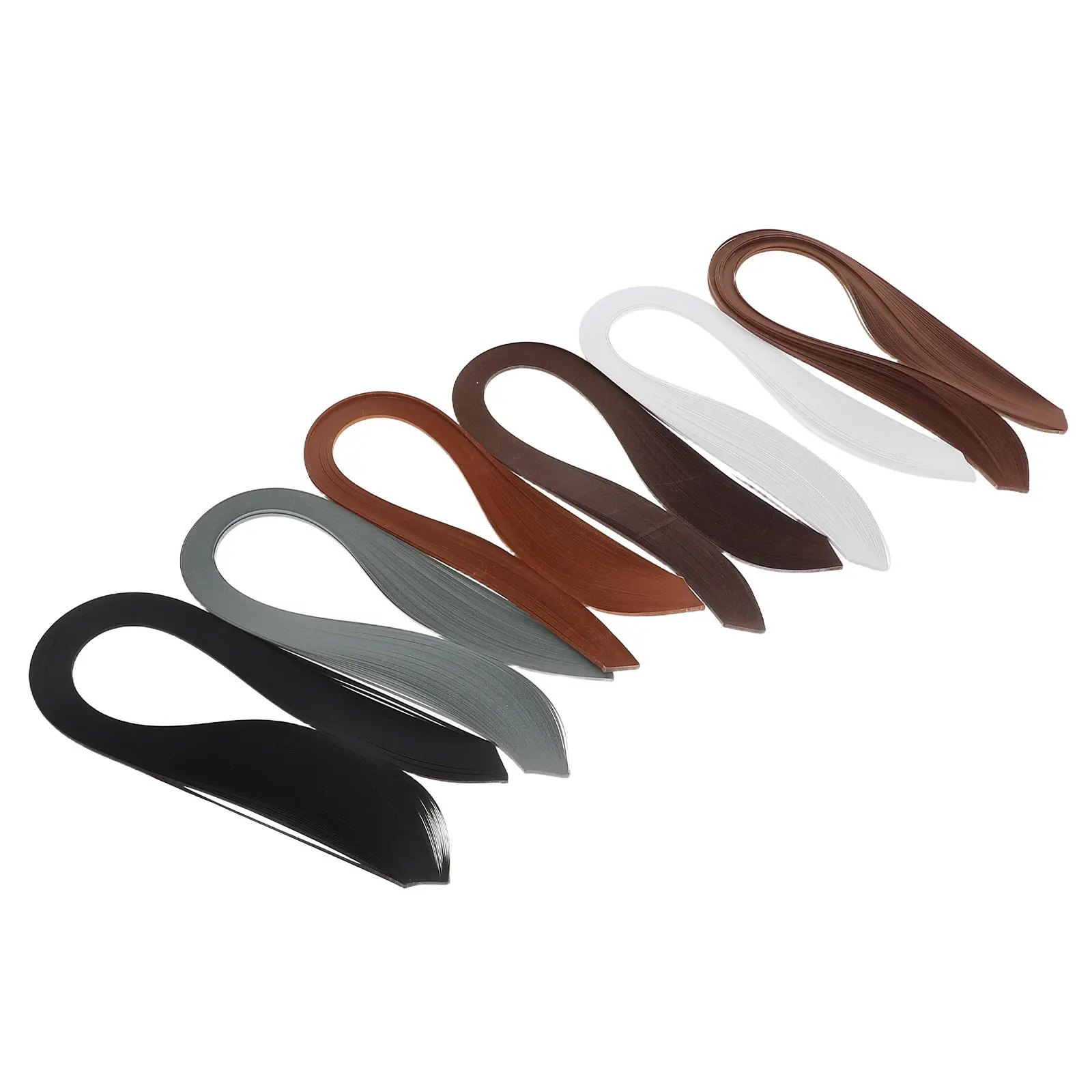 720개 퀼링 종이 스트립 3mm 폭 54cm 길이 6가지 생생한 색상 DIY 공예 카드 만들기 스크랩북 프레임 퀼링 아트