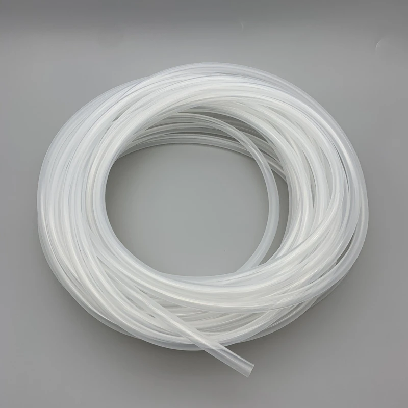 4x10 Silicone Tubing ID 4mm OD 10mm Food Grade Flexible Drink Tubing Pipe Temperature Resistance Nontoxic Transparent