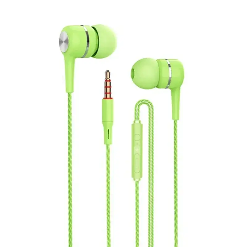 Wired Headphones 3.5mm Sport Earbuds with Bass Phone Earphones Stereo Headset with Mic volume control Music Earphones - Image 7