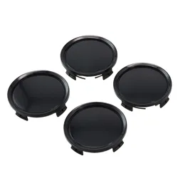 4Pcs Car Wheels Center Cap Universal ABS Vehicle Tyre Tire Rim Cover Hubcap Black Car Wheel Rims Center Hubcap Cap Cover 75mm
