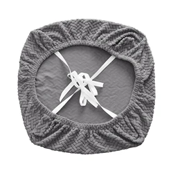 Premium Office Chair Spandex Seat Protector - Thick, Durable, and Stylish - 1 Piece (Light Grey)