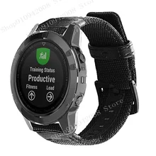 

22 20MM Adjustable Watchband Strap For Garmin Fenix 6 Pro 5 Plus 935 S60 Enduro Accessory Watch Nylon Wrist Band
