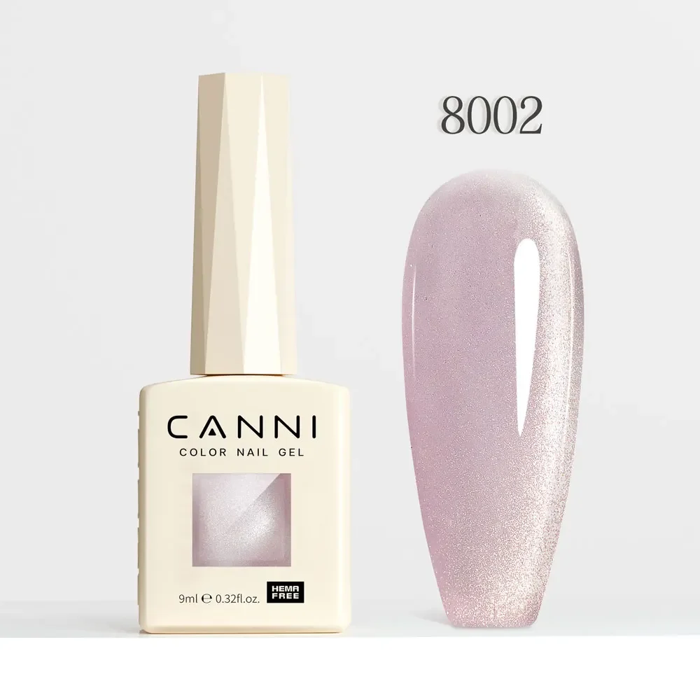 CANNI HEMA Free Black Glitter Diamond Sparkle Gel Polish - Long-Lasting Glossy Finish