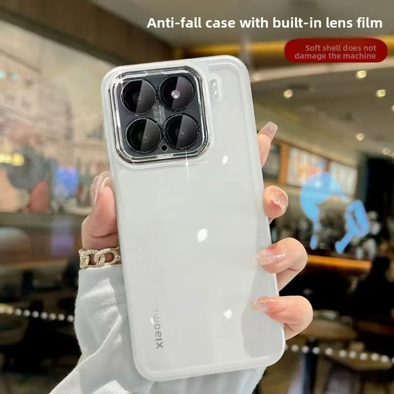 Advanced Drop-Proof Soft Shell Case with Built-in Lens Film, Anti-Scratch Protection, and Enhanced Durability