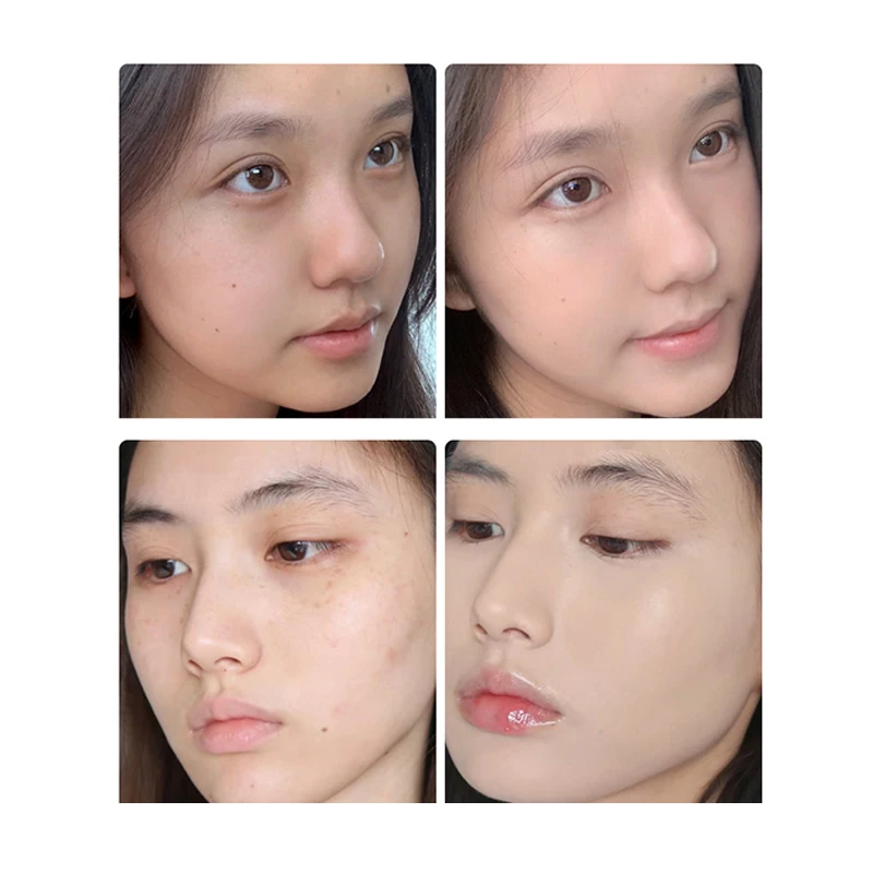 Xixi Air Cushion Base Makeup Clear And White Isolation Air Cushion Powder Lightweight And Delicate Clear Matte long lasting 2