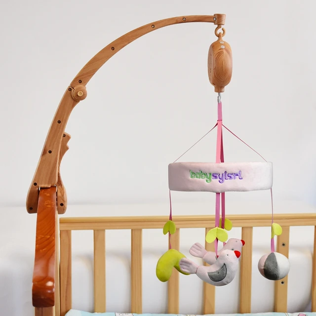 1Set Baby Mobile Rattles Toys Baby Toys 0-12 Months Carousel Crib Holder Baby Mobile Bed Bed Bell Mom Handmade Toys For Newborns 1