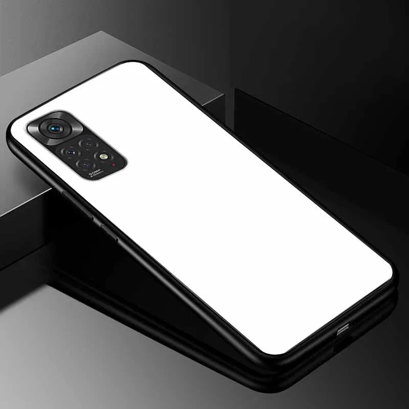Tempered Glass Fashion Cover with Bumper Protection