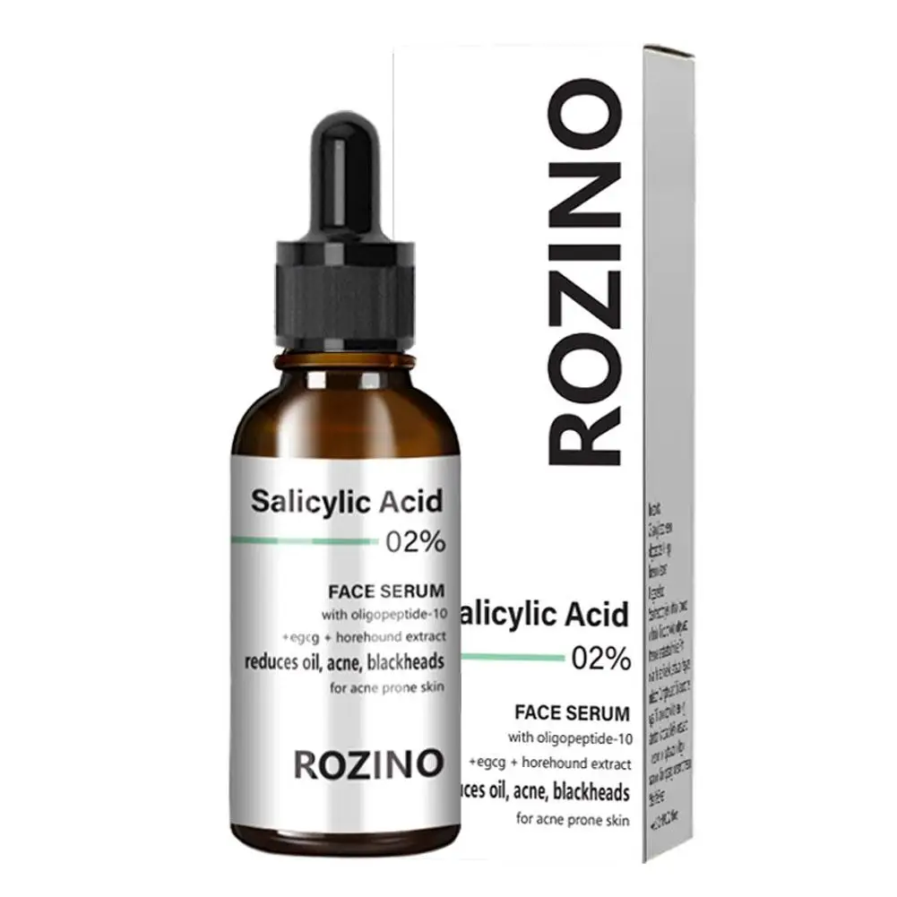 Salicylic Acid Essence Liquid Whitening Moisturizing Anti-acne Shrink Spot Ampoule Essence Pores 2024 Essence Regenerative